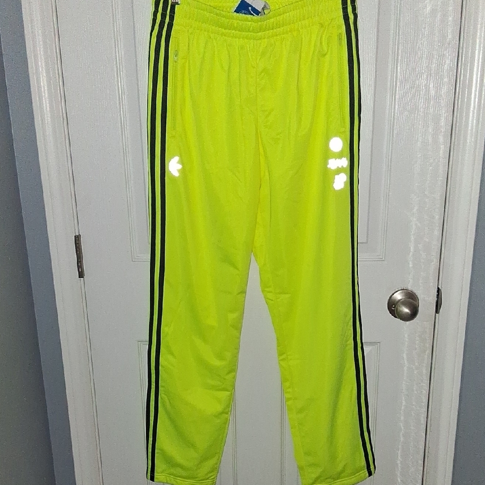 Neon Yellow Track Pants
